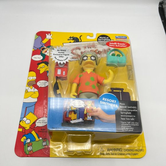 Simpsons RESORT SMITHERS Voice Activated World Of Springfield Interactive Figure - Picture 9 of 11